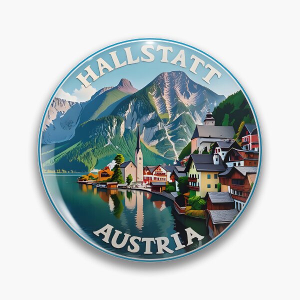 Item preview, Hallstatt - Travel Illustration designed and sold by DINKY-PROJECT.