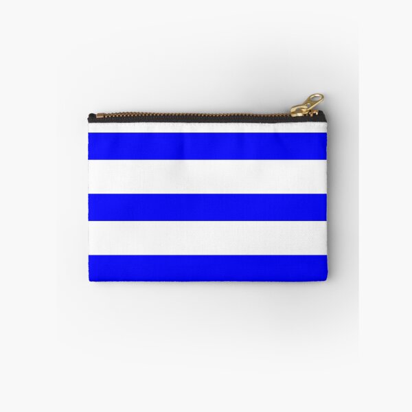 Aperçu de l'œuvre Rayures bleues et blanches épaisses créée et vendue par Goods4SaleNow.