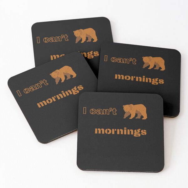 Item preview, Funny Gifts For Night Owls I can't bear mornings designed and sold by Aetheriswork.