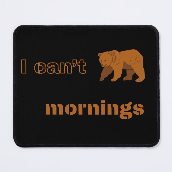 Item preview, Funny Gifts For Night Owls I can't bear mornings designed and sold by Aetheriswork.