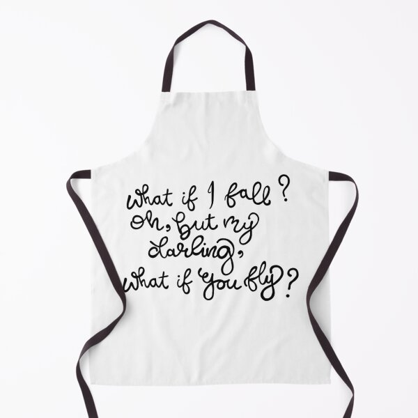 Item preview, What if I fall? Oh, but my darling, what if you fly? Quote designed and sold by SpiritedArtwork.