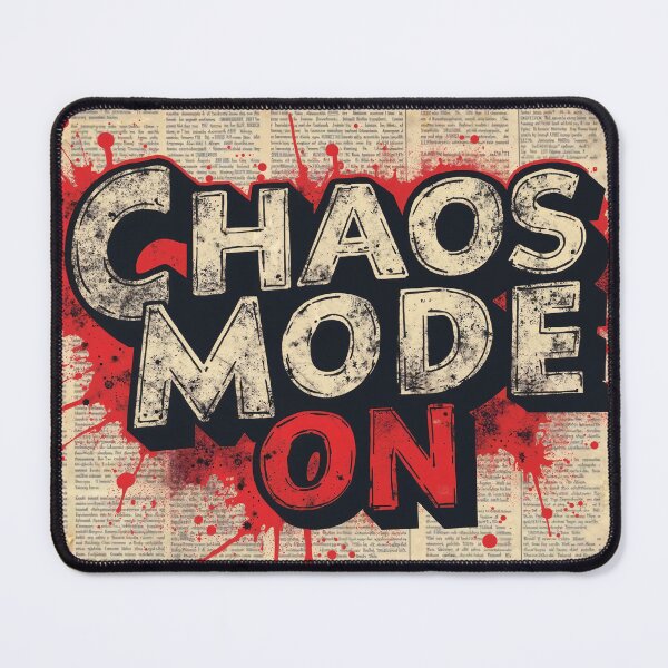 Item preview, PUNK DISRUPTION – Edgy Chaos Text w/ Paint Splatters & Scratches designed and sold by WelSol.