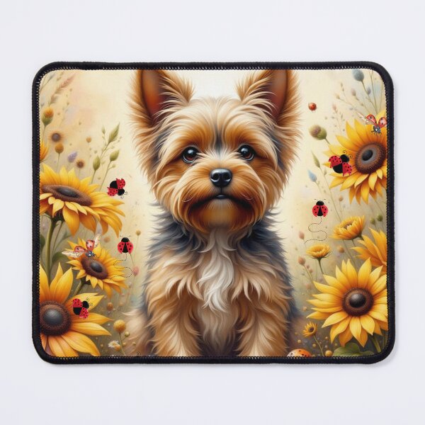 Item preview, Sunflower Garden Yorkshire Terrier Delight designed and sold by Wags & Tails.