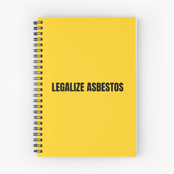 Item preview, Legalize Asbestos – Dark Humor Bumper Sticker designed and sold by simonestanley.