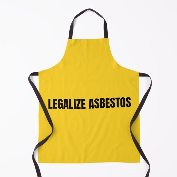 Item preview, Legalize Asbestos – Dark Humor Bumper Sticker designed and sold by simonestanley.