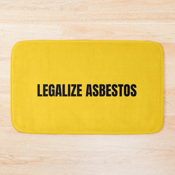Item preview, Legalize Asbestos – Dark Humor Bumper Sticker designed and sold by simonestanley.