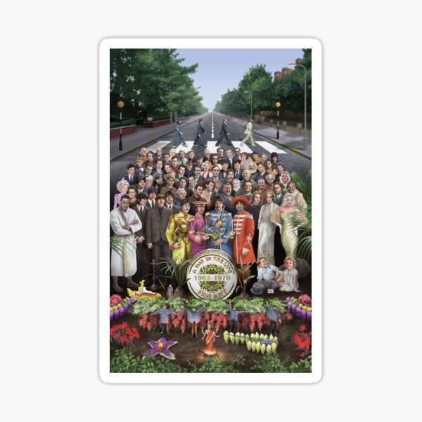 Item preview, Beatles Tribute – Sgt. Pepper’s Homage Fan Art designed and sold by ruizma.