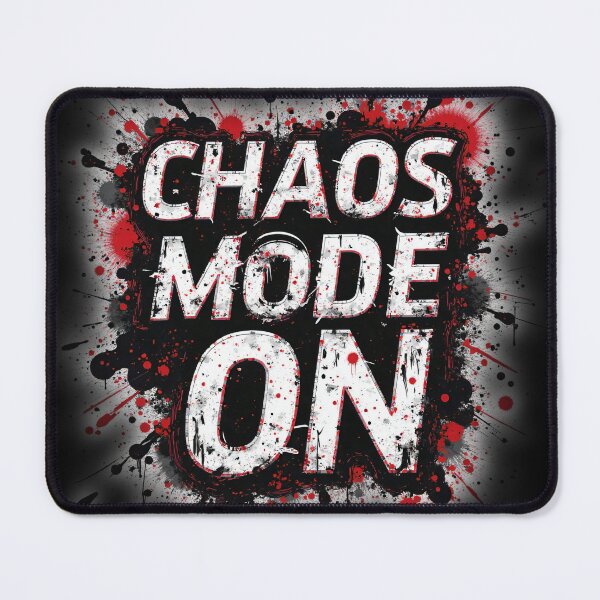 Item preview, CHAOS MODE ON – Distressed Grunge Typography designed and sold by WelSol.
