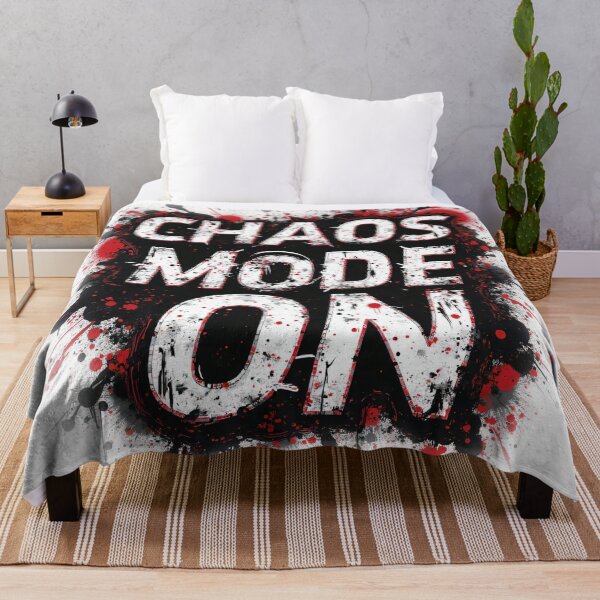 Item preview, CHAOS MODE ON – Distressed Grunge Typography designed and sold by WelSol.