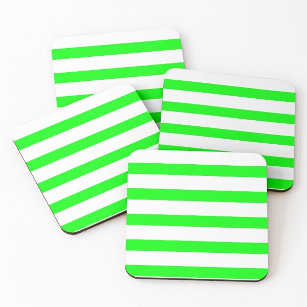 Item preview, Thick Green & White Stripes designed and sold by Goods4SaleNow.