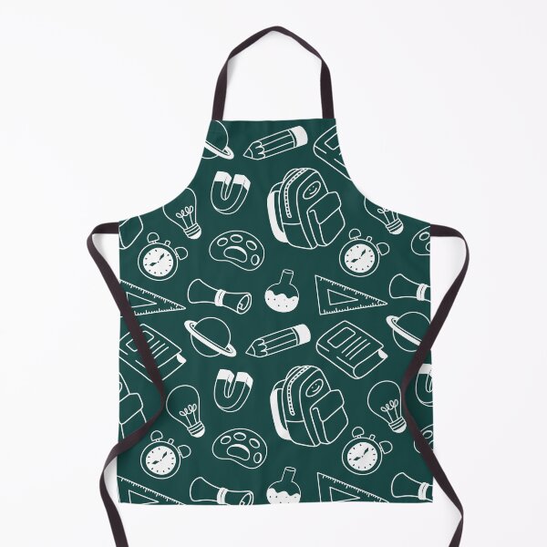 Item preview, Back to School Pattern with Books, Supplies & Classroom Icons – Fun Teacher & Student Notebooks designed and sold by FestivityFinds.