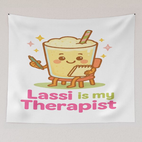 Item preview, Lassi is My Therapist – India Summer Vibes designed and sold by Rajasekar.