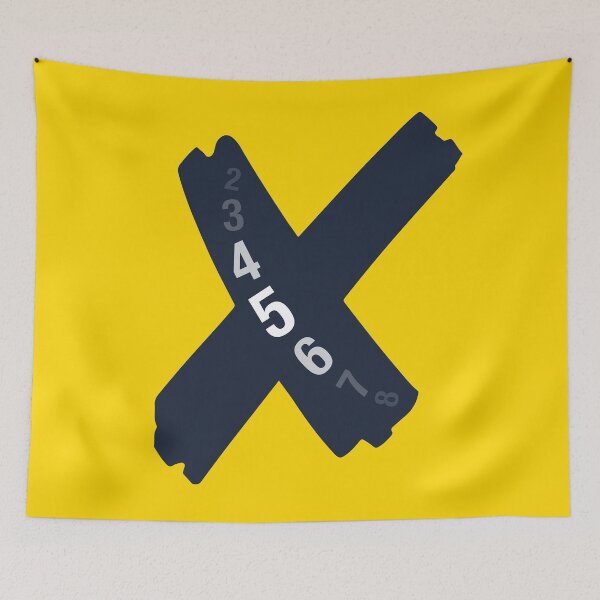 Item preview, Sequential Numbers X Design - Modern Navy Typography designed and sold by cabana.space.
