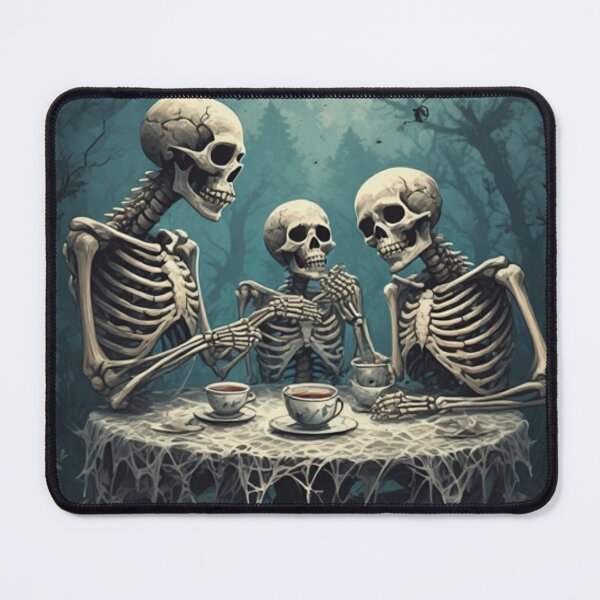 Item preview, Skeleton Friends Tea Time - Halloween 2025 designed and sold by SuperVenus.