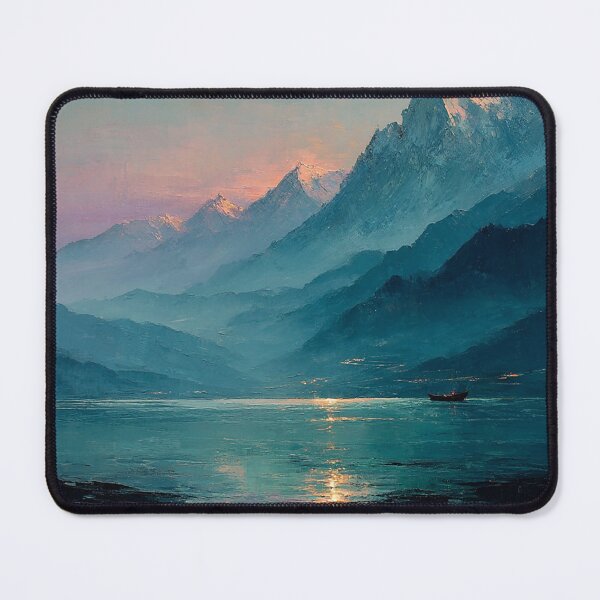 Item preview, Twilight Over Mountain Lake designed and sold by Proyava.Art.