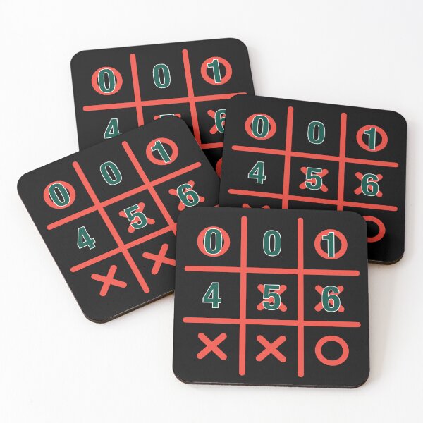 Item preview, Strategic Numbers Tic Tac Toe Game Design designed and sold by cabana.space.