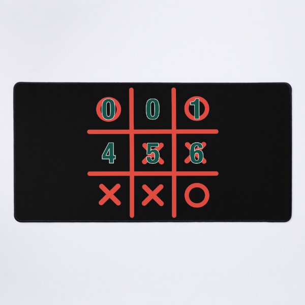 Item preview, Strategic Numbers Tic Tac Toe Game Design designed and sold by cabana.space.