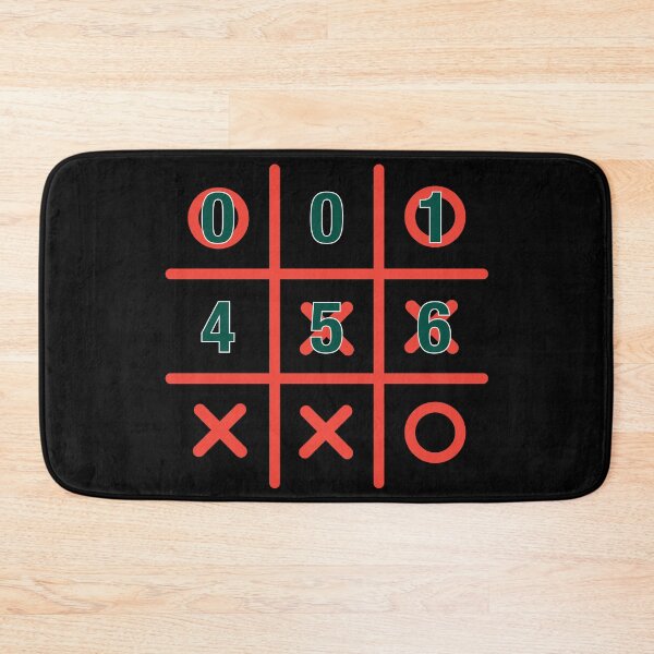 Item preview, Strategic Numbers Tic Tac Toe Game Design designed and sold by cabana.space.