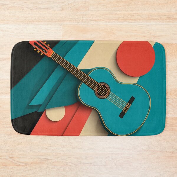 Item preview, Abstract geometric classical guitar art designed and sold by gut2000.