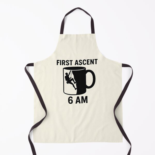 Item preview, First Ascent – 6AM Coffee Climb Silhouette designed and sold by VoidBloom Studio.