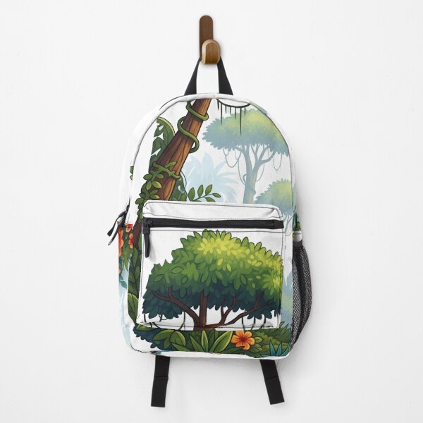 Item preview, Cute Cartoon Jungle Bird - Tropical Forest Illustration designed and sold by xkanpur.