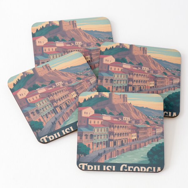 Item preview, Tbilisi Georgia Vintage Travel Poster designed and sold by Timeless Design.