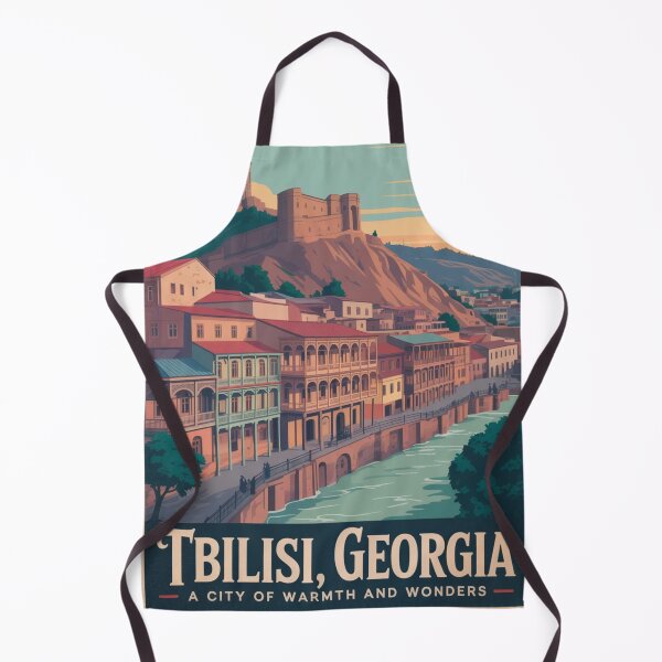 Item preview, Tbilisi Georgia Vintage Travel Poster designed and sold by Timeless Design.