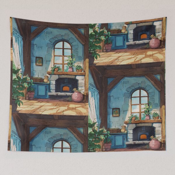 Item preview, Serene Cottagecore Interior designed and sold by bapupa.