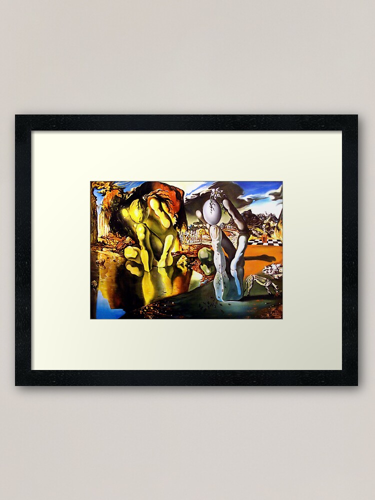 Alternate view of Metamorphosis of Narcissus Salvador Dali Framed Art Print