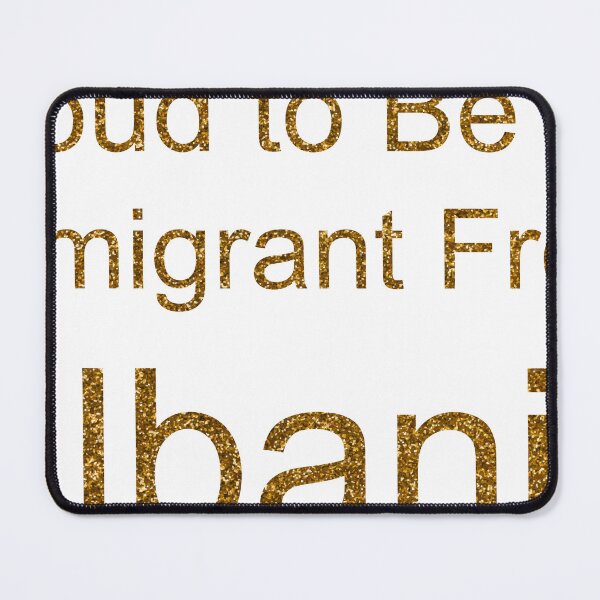 Item preview, PROUD TO BE AN IMMIGRANT FROM ALBANIA SEQUIN designed and sold by TheIconSmith.