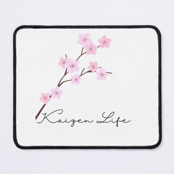 Item preview, Kaizen Life – Cherry Blossom Branch with Flowing Script designed and sold by JaegerZA.