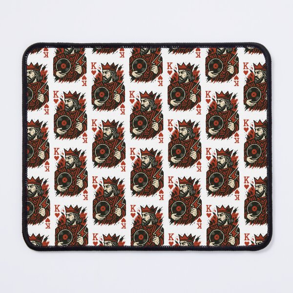 Item preview, Funky King  of Hearts Vinyl DJ Playing Card Design. designed and sold by Tee-Shirt-Topia.