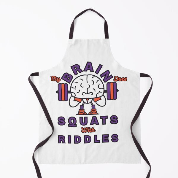 Item preview, My brain does squats with riddles designed and sold by DesignDazzles.