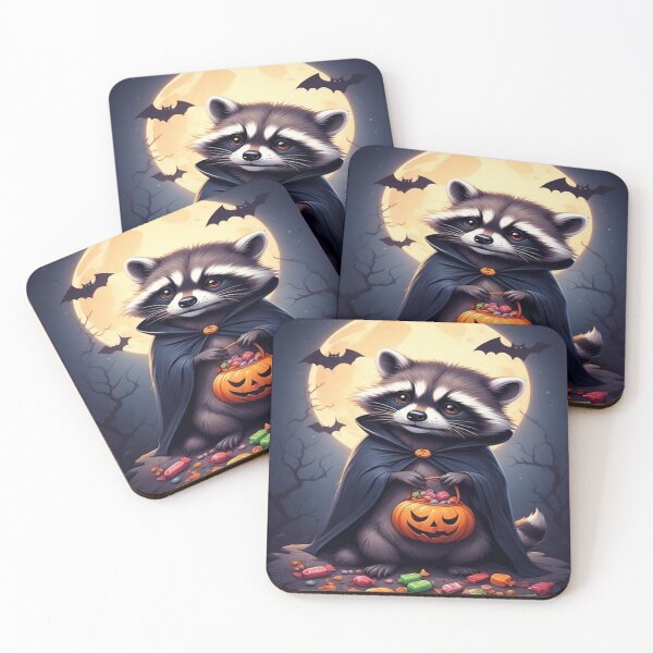 Item preview, Candy Thief Raccoon - Halloween 2025 designed and sold by SuperVenus.