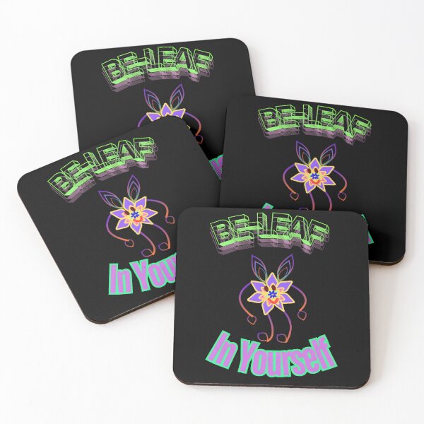 Item preview, Be-leaf in Yourself, Quirky Flower designed and sold by HopeAndHustle.
