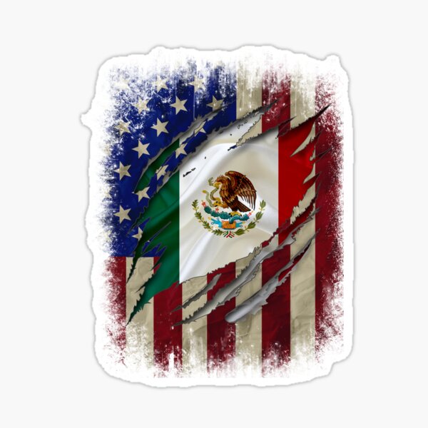 Mexican American Hybrid Flag