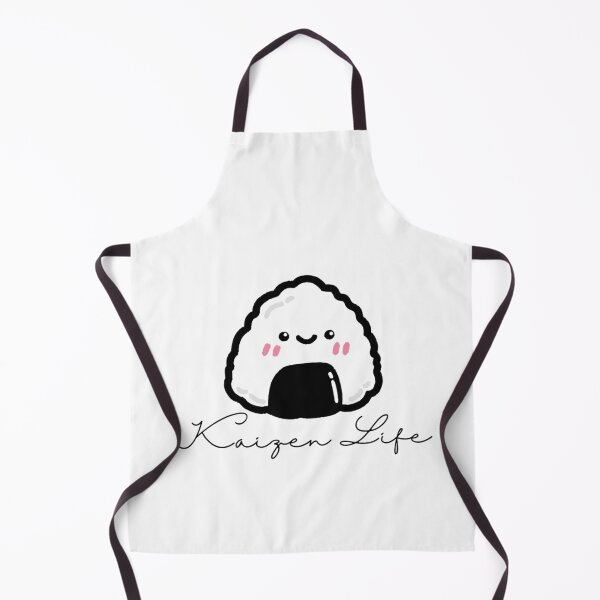 Item preview, Kaizen Life – Cute Onigiri Character with Handwritten Script designed and sold by JaegerZA.
