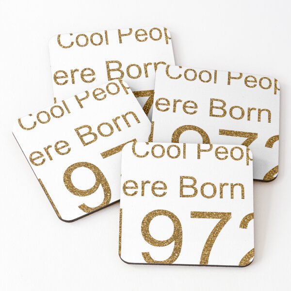 Item preview, ALL COOL PEOPLE WERE BORN IN 1972 SEQUIN designed and sold by TheIconSmith.