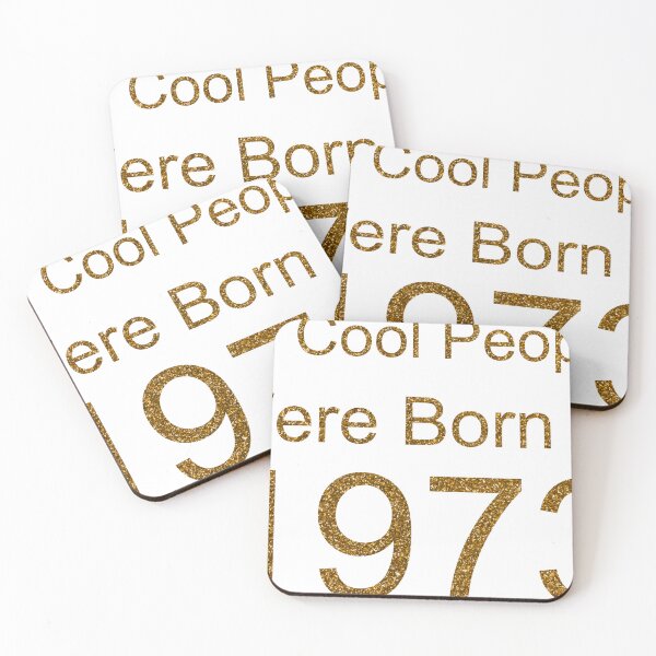 Item preview, ALL COOL PEOPLE WERE BORN IN 1973 SEQUIN designed and sold by TheIconSmith.