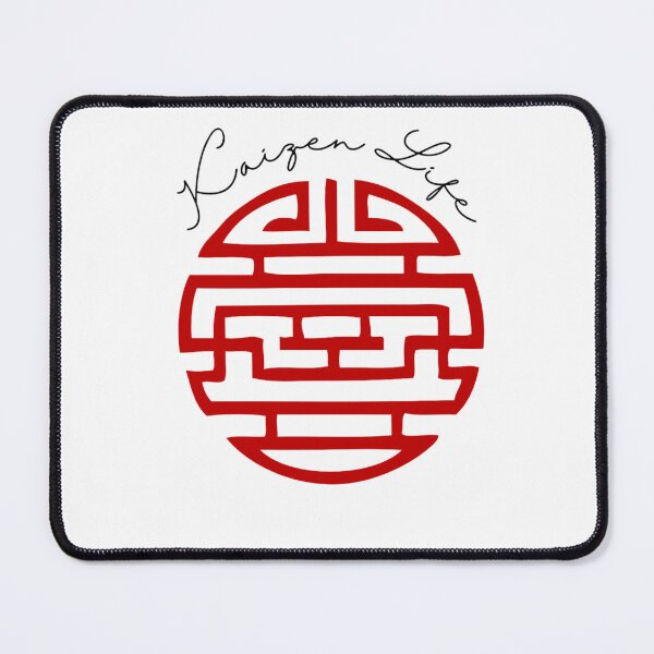 Item preview, Kaizen Life – Circular Japanese Motif with Flowing Script designed and sold by JaegerZA.