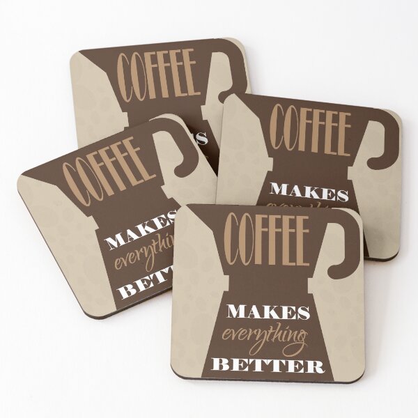 Item preview, COFFEE MAKES EVERYTHING BETTER VINTAGE ART designed and sold by MarkedArtPrints.