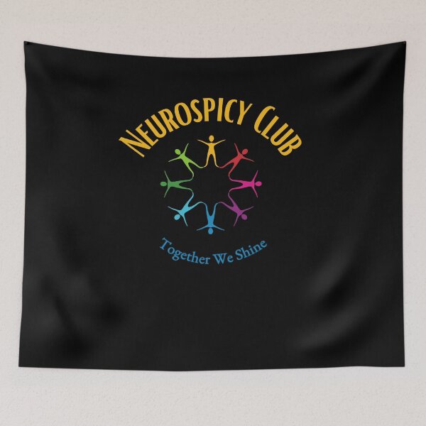 Item preview, Neurospicy Club - Together We Shine shirts for Neurodiverse designed and sold by BatonAndInk.