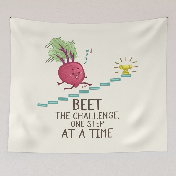 Item preview, Beet The Challenge Pun designed and sold by Khotekmei.