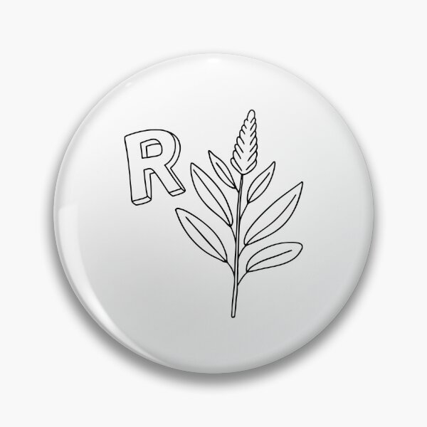 Item preview, An Illustration of the Letter R Standing for Ragweed designed and sold by rasagamastore.