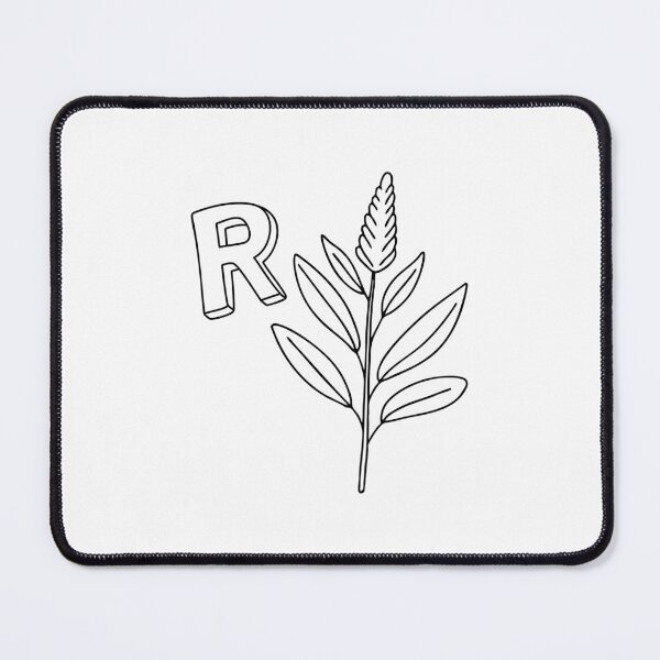 Item preview, An Illustration of the Letter R Standing for Ragweed designed and sold by rasagamastore.