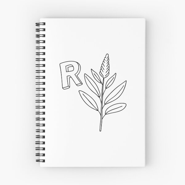 Item preview, An Illustration of the Letter R Standing for Ragweed designed and sold by rasagamastore.