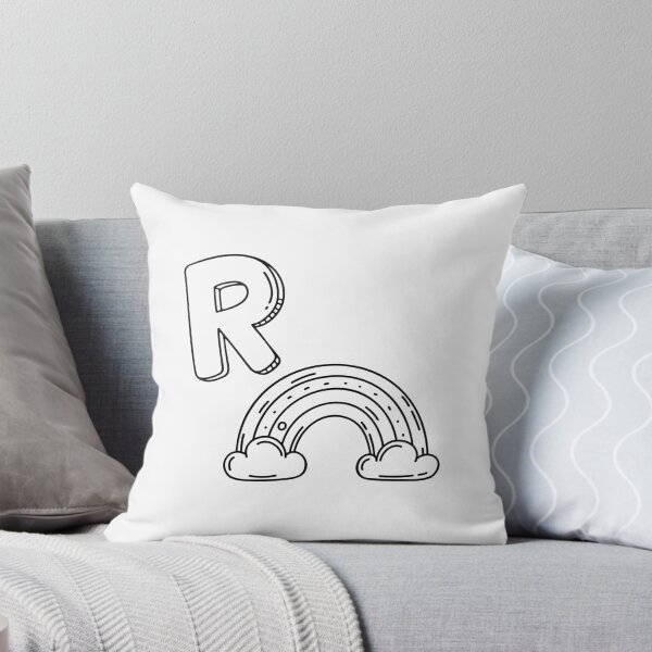 Item preview, An Illustration of the Letter R Standing for Rainbow designed and sold by rasagamastore.