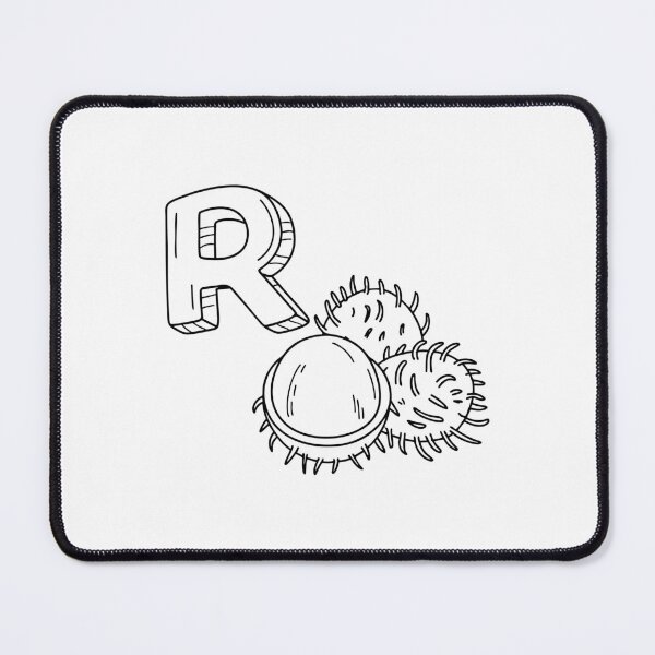 Item preview, An Illustration of the Letter R Standing for Rambutan designed and sold by rasagamastore.