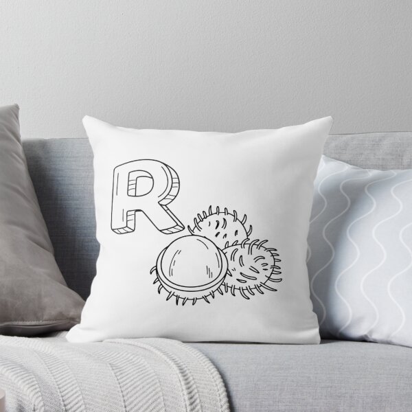Item preview, An Illustration of the Letter R Standing for Rambutan designed and sold by rasagamastore.