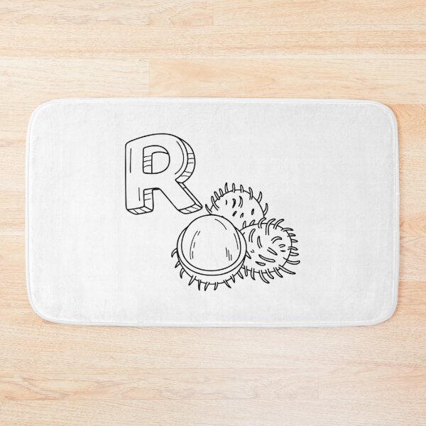 Item preview, An Illustration of the Letter R Standing for Rambutan designed and sold by rasagamastore.